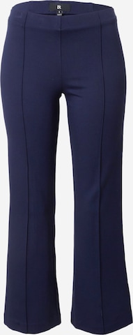 Flared Pantaloni con pieghe di Banana Republic in blu: frontale