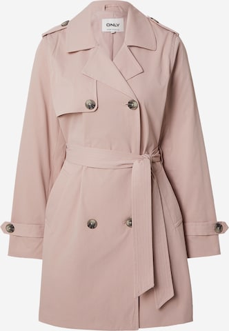 Cappotto di mezza stagione 'ONLDisa' di ONLY in rosa: frontale