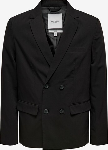 Veste de costume Only & Sons en noir : devant