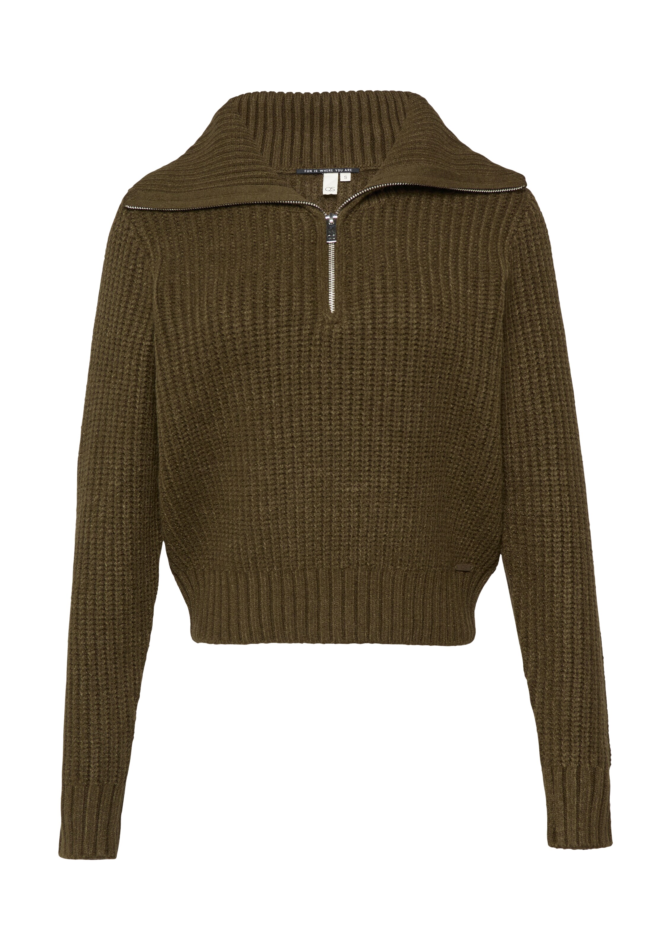 QS Sweater in Brown: front