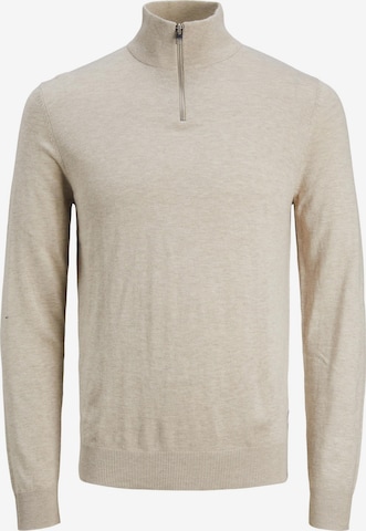 JACK & JONES Pullover 'Emil' in Beige: predná strana