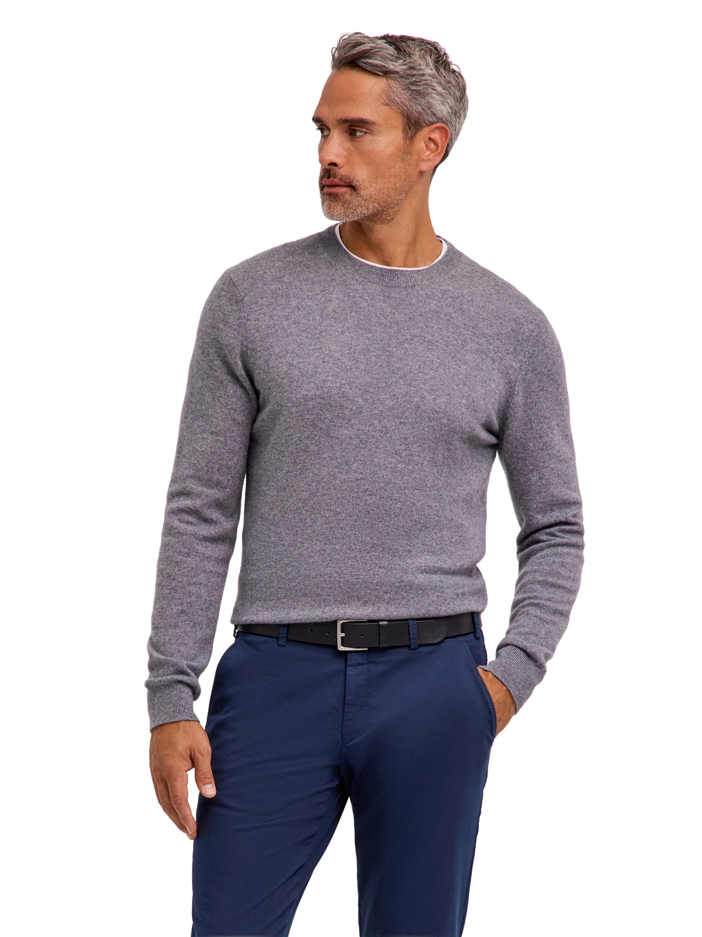 FALKE Pullover 'Pure Cashmere'‌‌‌‌‌‌‌‌‌‌ in Grau: Vorderseite