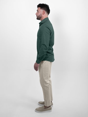 Vercate - Regular Fit Camisa clássica 'No. 29' em verde