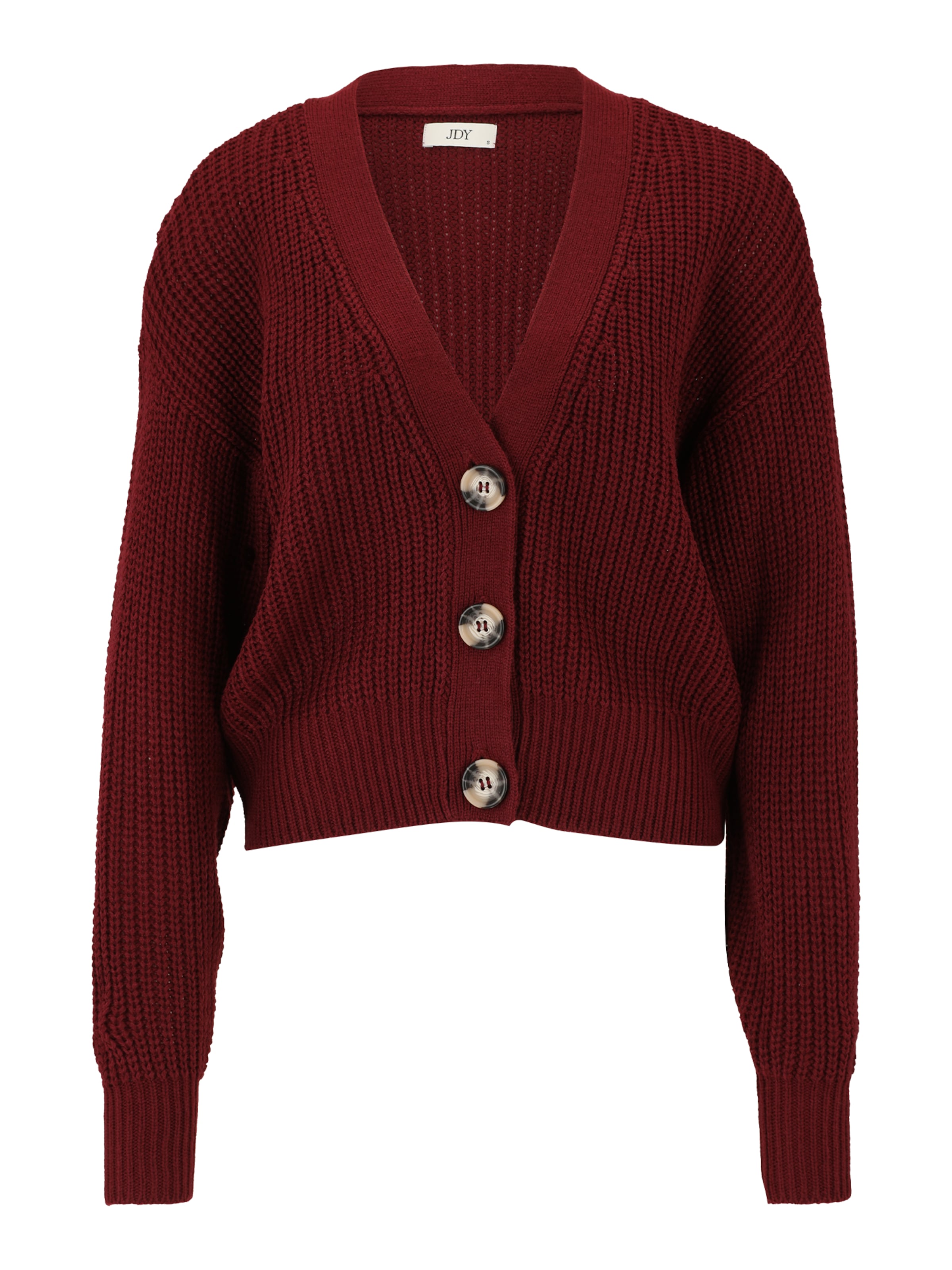 JDY Kardigán 'JDYJUSTY' - Červená: predná strana