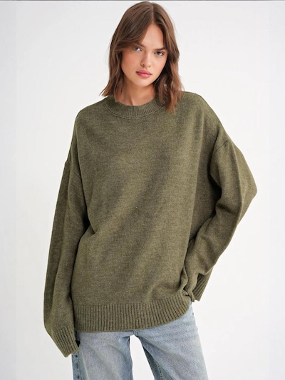 MixRay Pull-over 'Pullover' en S-M en kaki, Vue avec produit