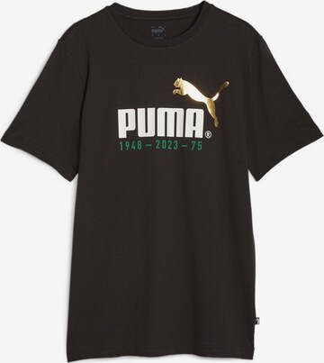 PUMA T-Shirt 'No. 1 Logo Celebration' in Schwarz: predná strana