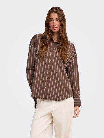 ONLY Blouse 'ONLOregon' in Brown: front