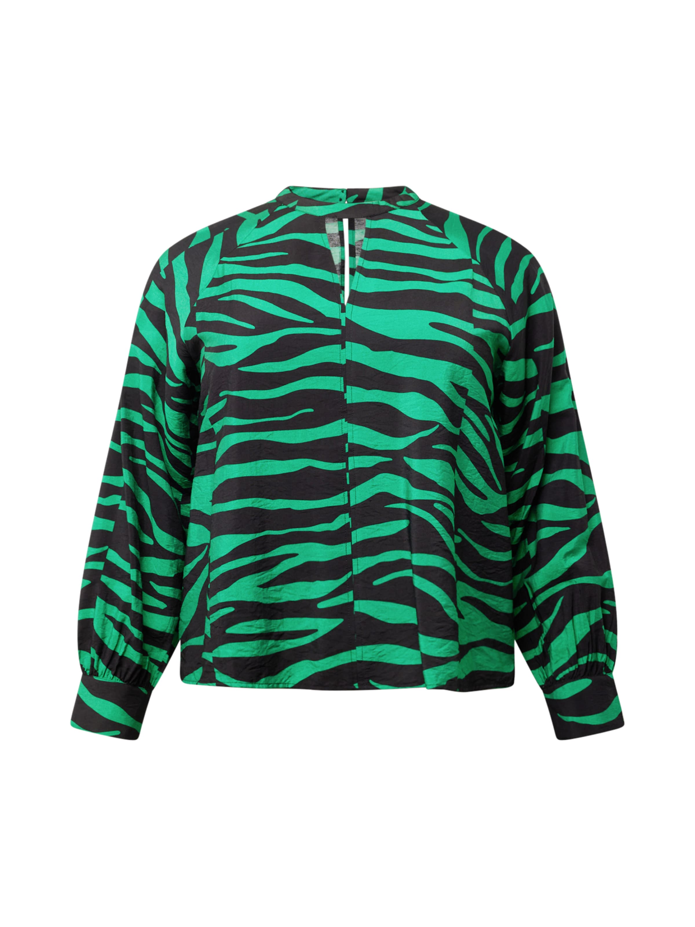 Object Curve Blus &#x27;OBJCIRA&#x27; i grön: framsida