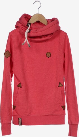 naketano Sweatshirt & Zip-Up Hoodie in S in Pink: front