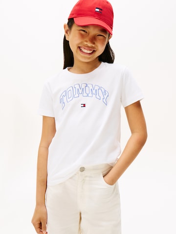 TOMMY HILFIGER Póló 'VARSITY' - fehér: elől