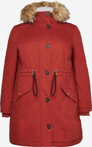 SHEEGO Winter Parka in Red: front