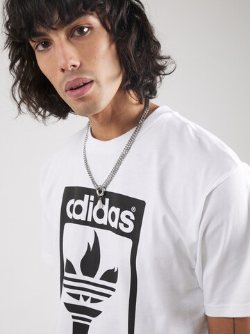 ADIDAS ORIGINALS Shirt 'Trefoil Torch' in White