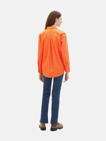 TOM TAILOR Bluse in Orange