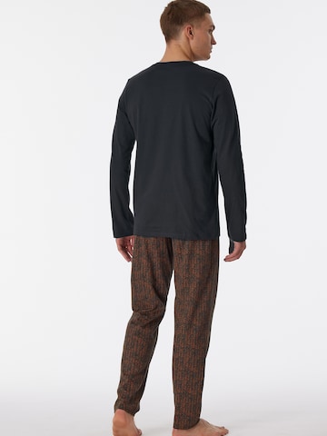 SCHIESSER Pyjama lang ' Casual Nightwear ' in Grijs