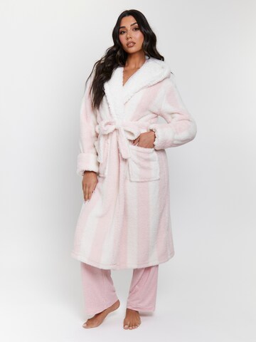 Loungeable Bademantel in Pink: Vorderseite