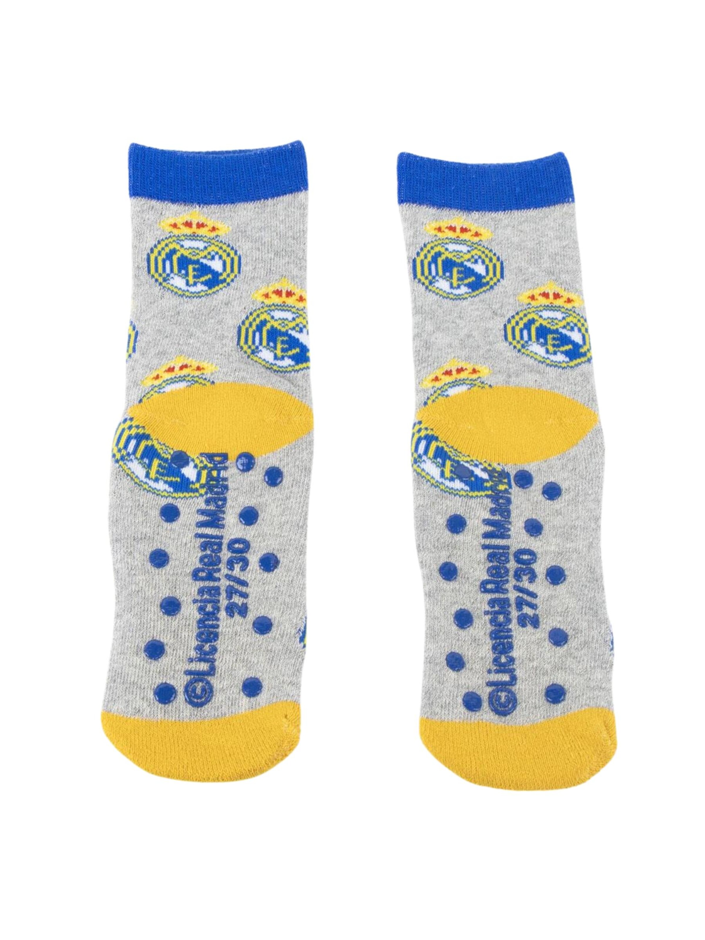 Chaussettes 'Anti-Rutsch-Socken mit Applikationen - Real Madrid' Cerdá en mélange de couleurs