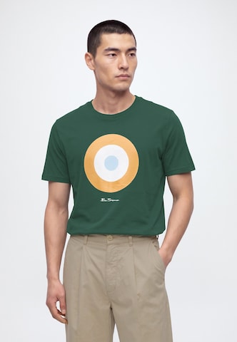 Ben Sherman - Camiseta 'Signature Target' en verde: frente