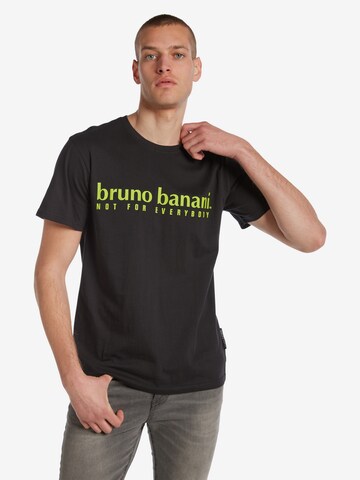 T-Shirt 'Abbott' BRUNO BANANI en noir : devant