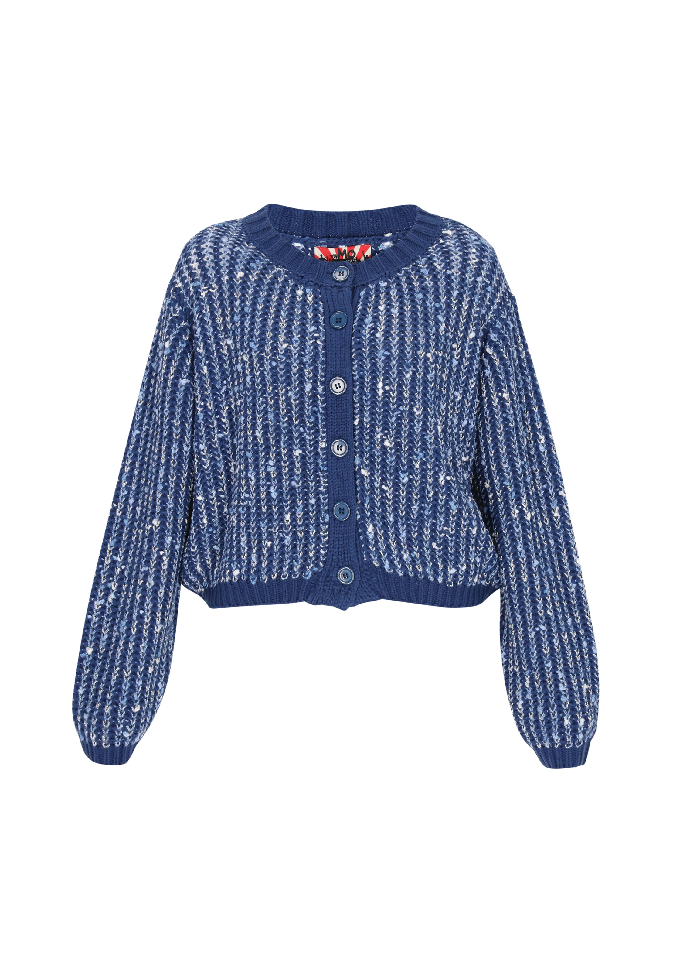 myMo ROCKS Strickjacke in marine, Produktansicht