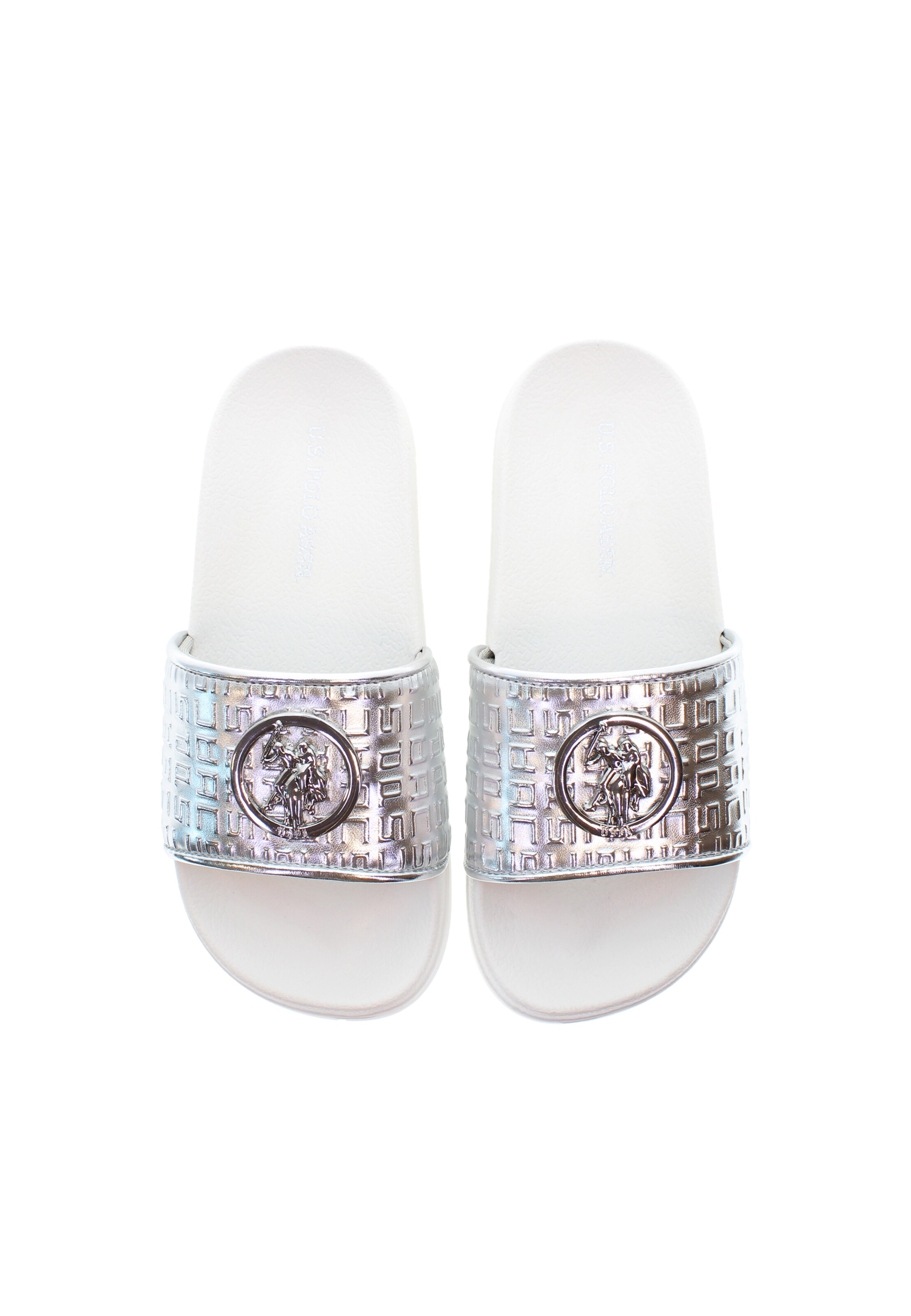 U.S. POLO ASSN. Hausschuh 'IVY002W/5Y3' in Silber