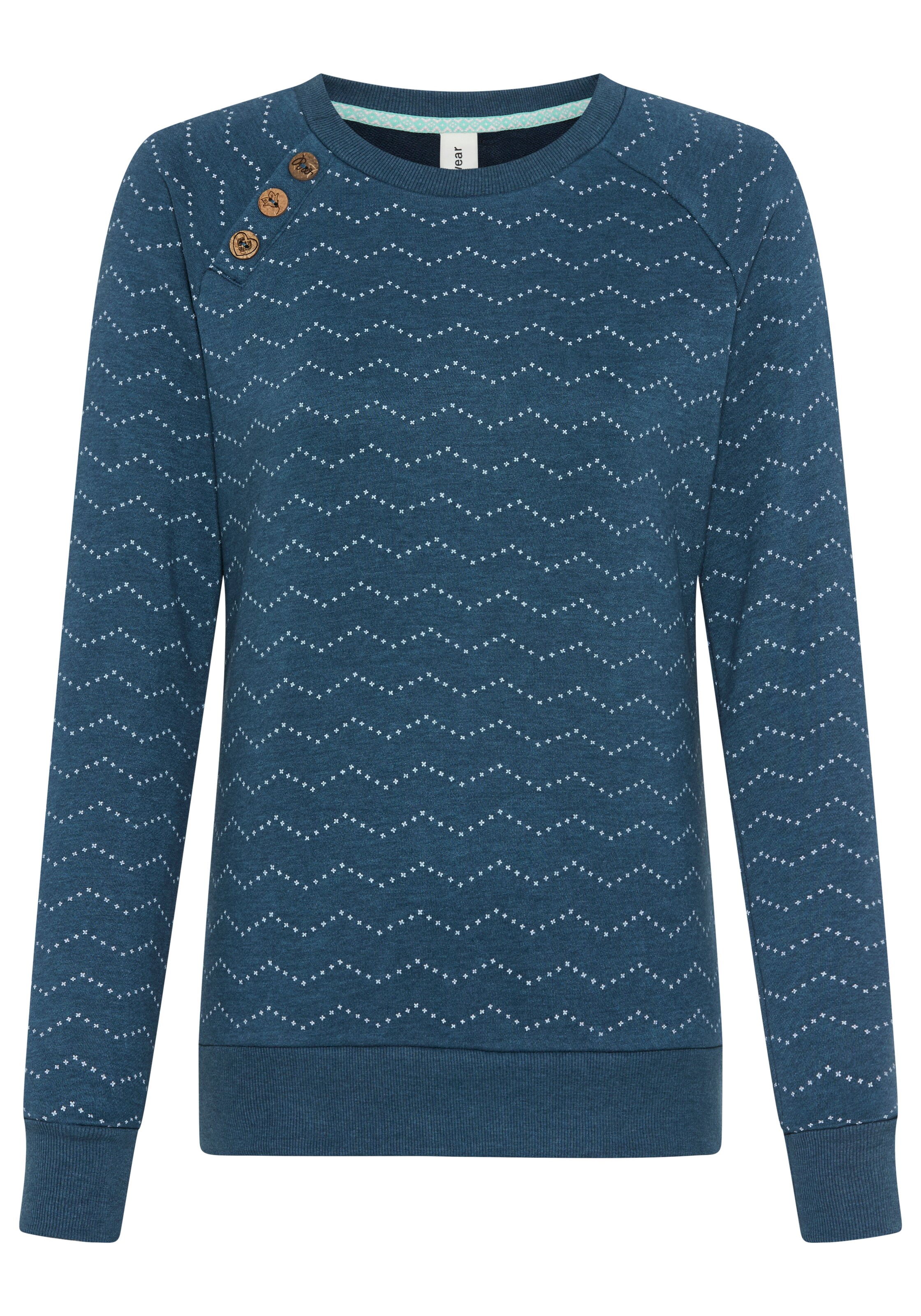 Ragwear Sweatshirt in Grün: Vorderseite