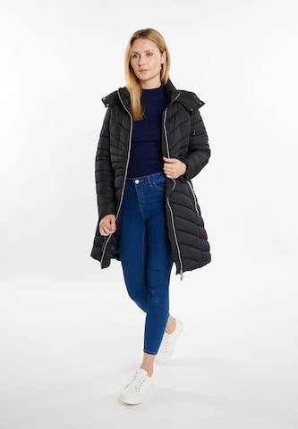 Manteau d’hiver 'Fenia' usha BLUE LABEL en noir