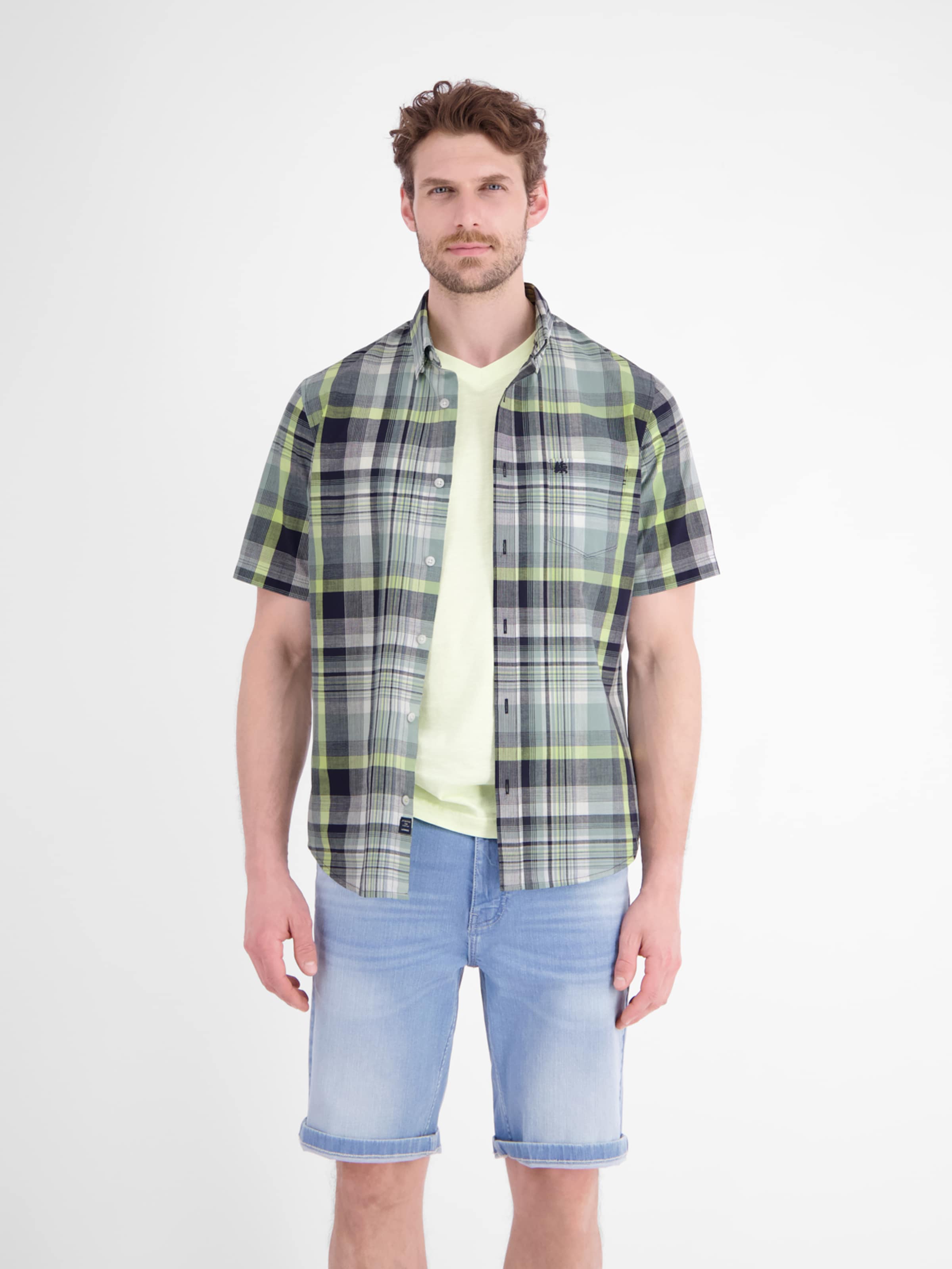 LERROS Regular fit Overhemd in Blauw