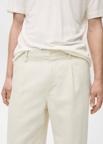 MANGO MAN Loosefit Jeans 'Lucas' in Beige