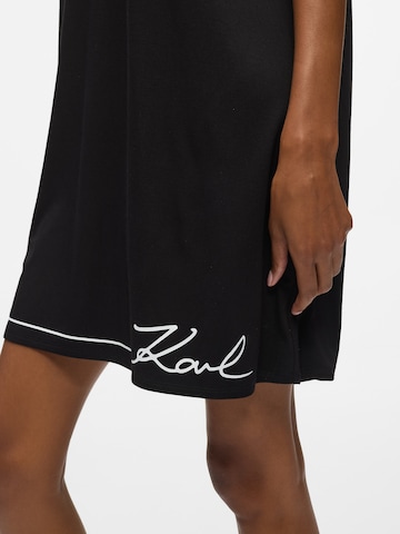 Karl Lagerfeld Spalna srajca | črna barva