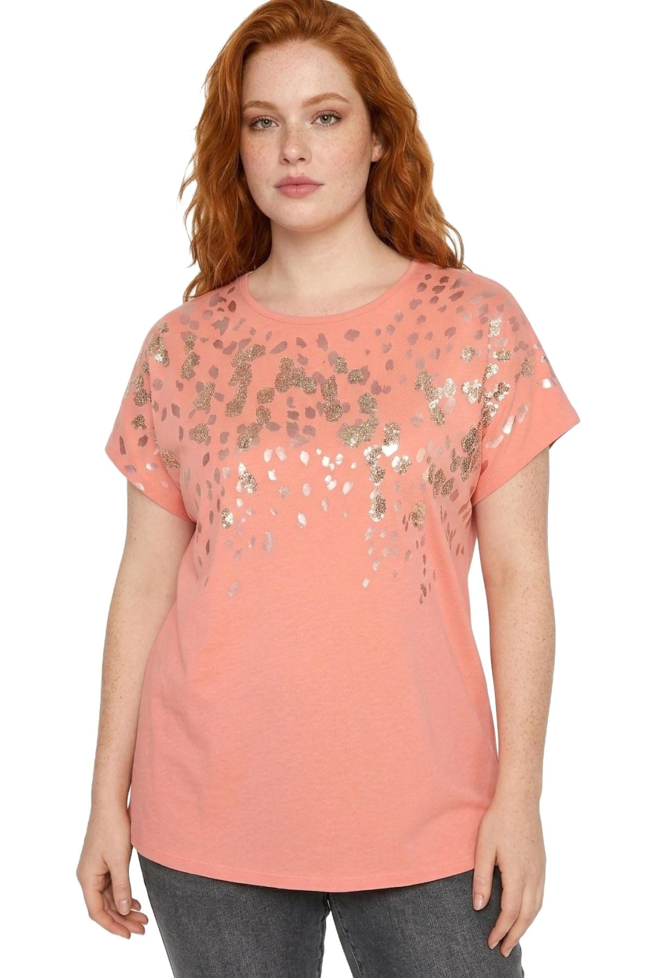 Shape Of You Shirt in Oranje: voorkant