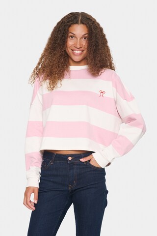 SAINT TROPEZ Sweatshirt i pink: forside