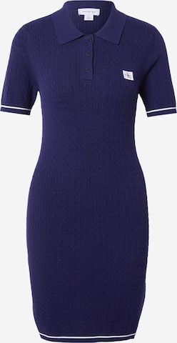 Calvin Klein JeansPletena haljina - ljubičasta boja: prednji dio