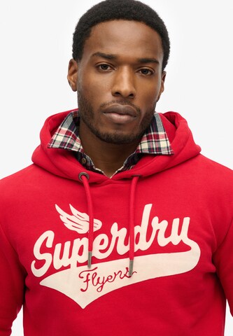 Sweat-shirt 'Flyers' Superdry & Co en rouge