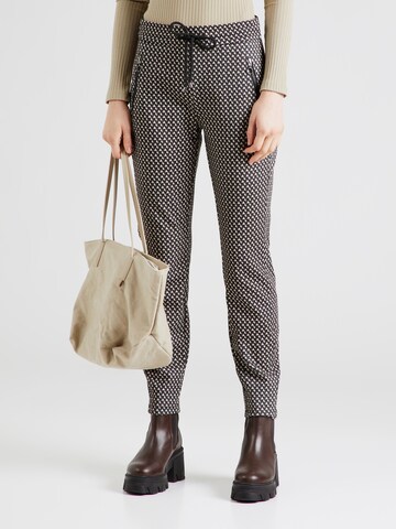 MAC Slim fit Trousers 'EASY smart' in Beige: front