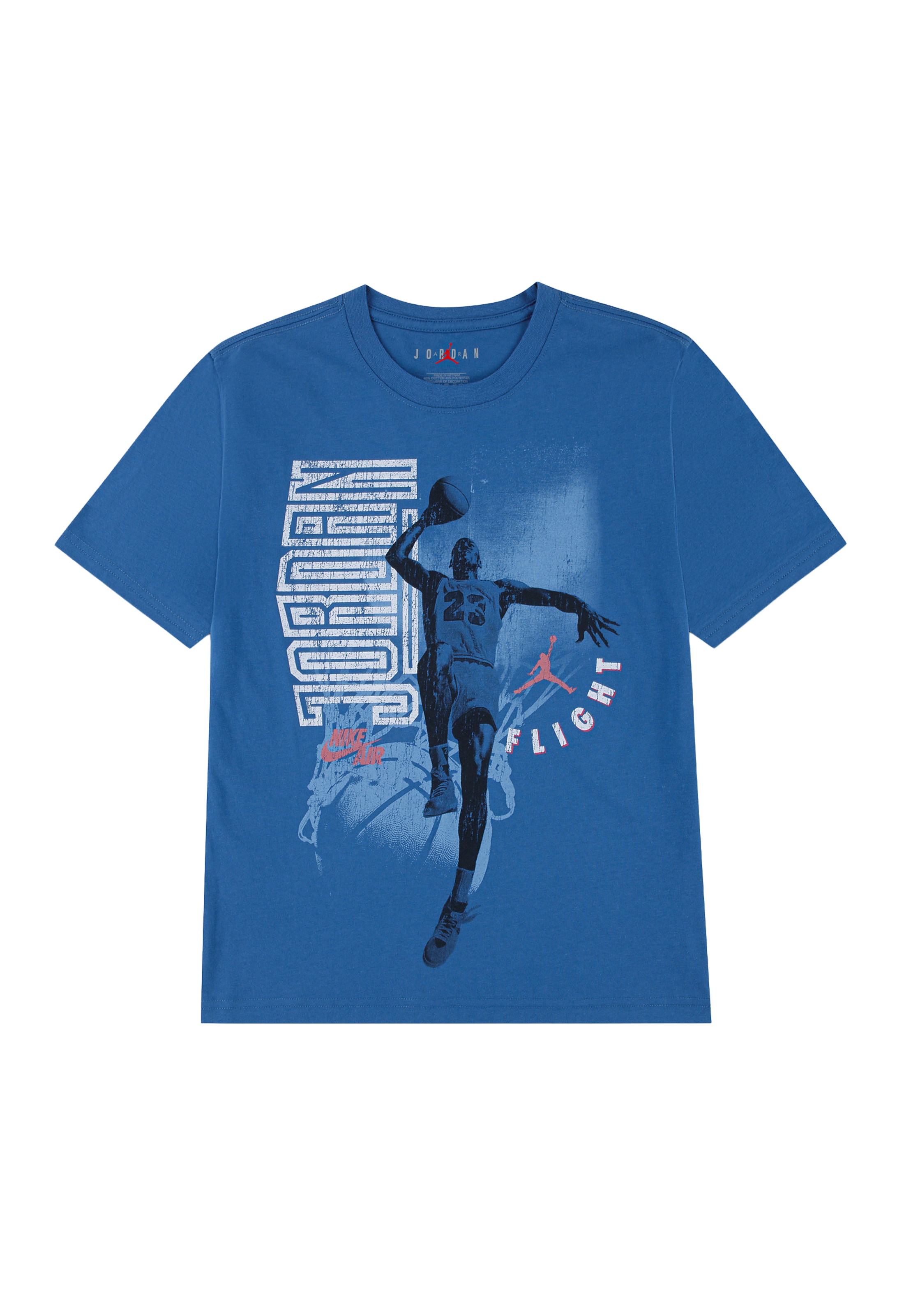 Tricou 'RETRO HANGTIME' de la Jordan pe albastru: față