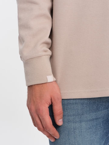 Sweat-shirt 'OM-SSNZ-0149' Ombre en beige