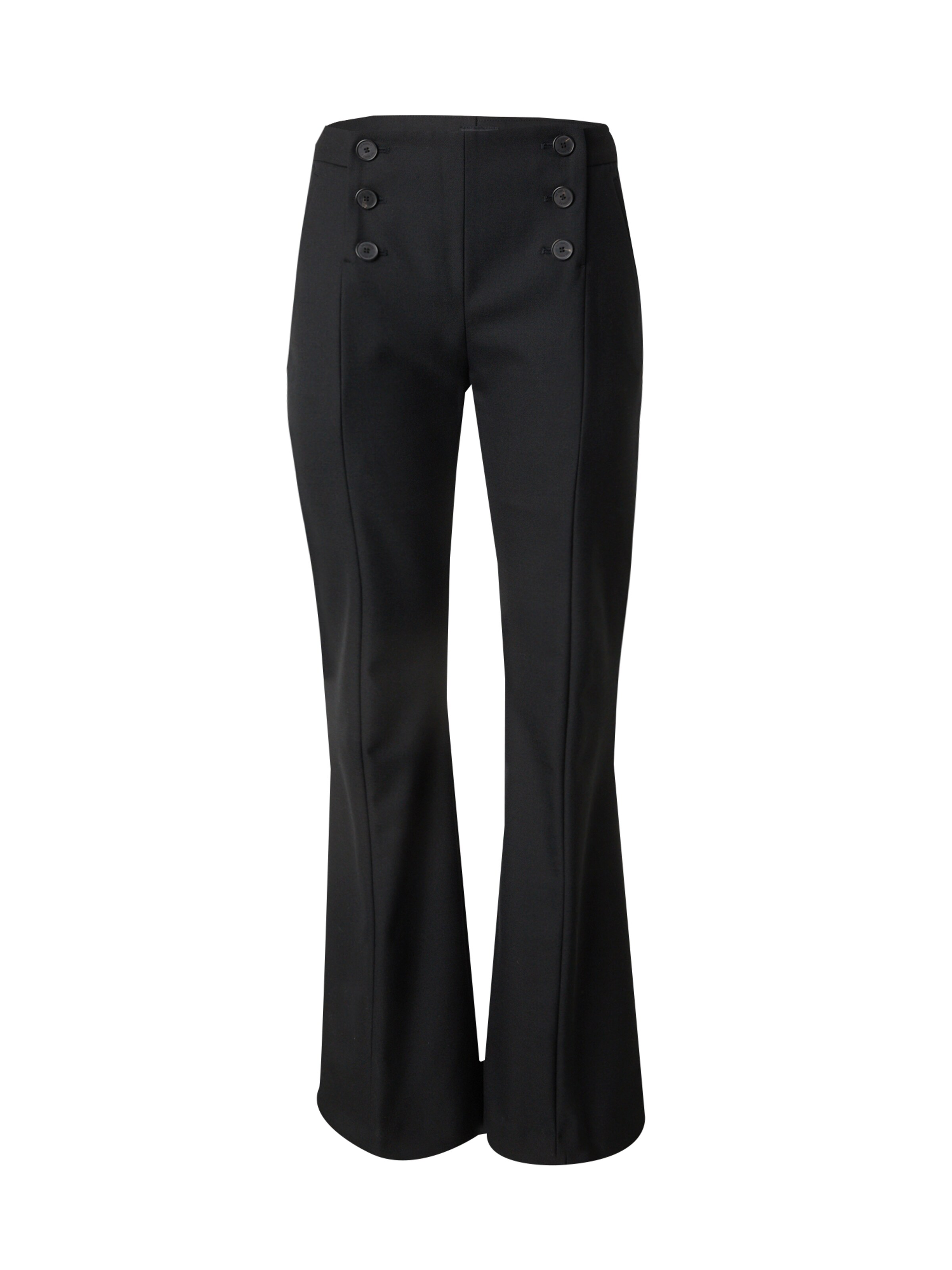 The Kooples Flared Hose in Schwarz: Vorderseite