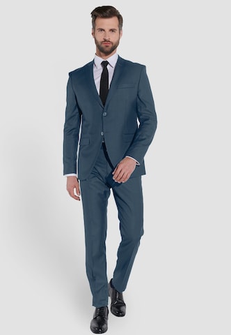 Steffen Klein Slim fit Suit in Blue: front