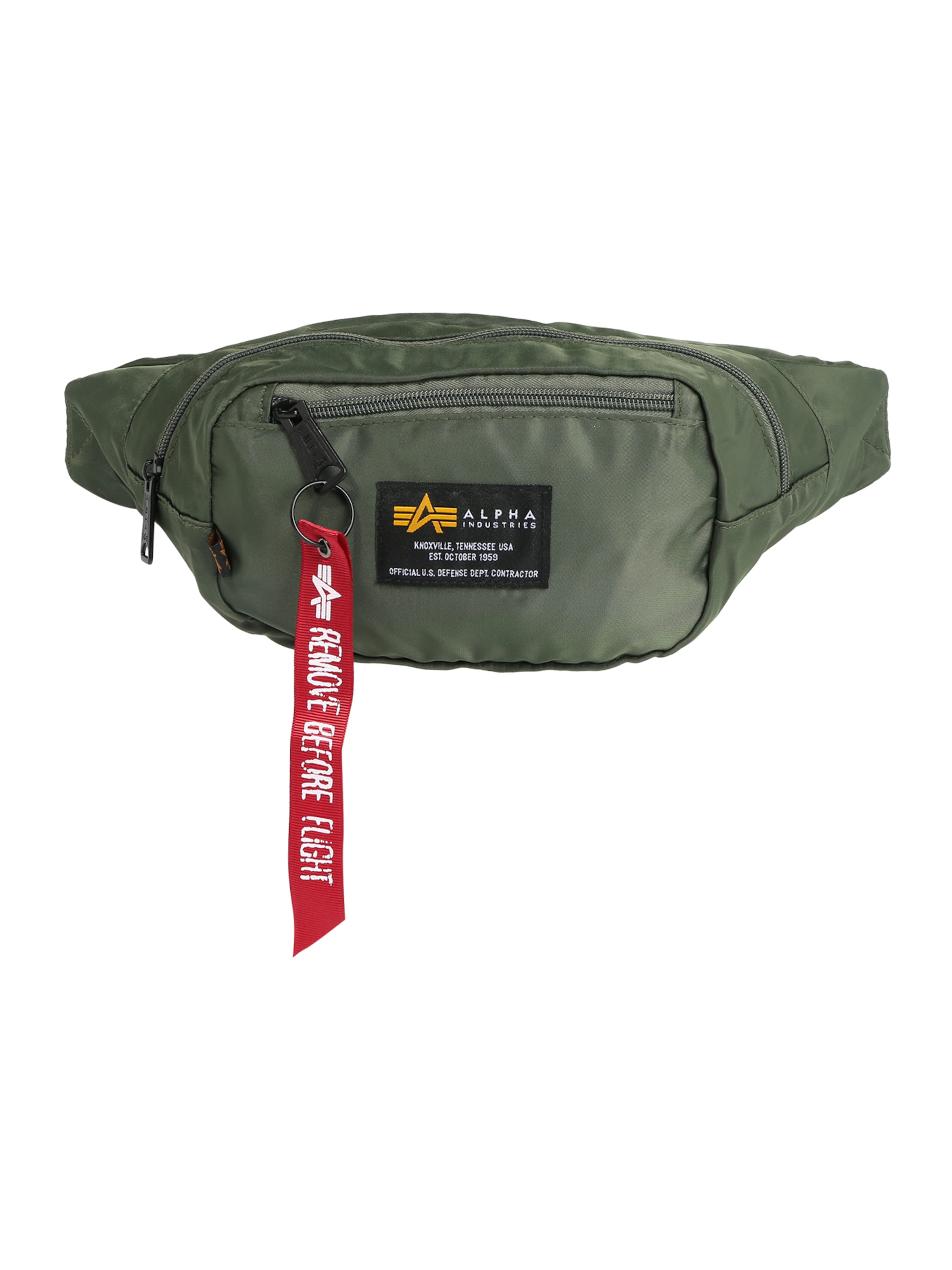 ALPHA INDUSTRIES Riñonera en oliva / negro / blanco, Vista del producto