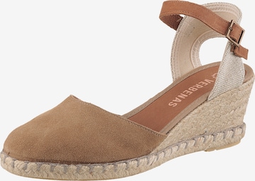 VERBENAS Sandale in Braun: Vorderseite