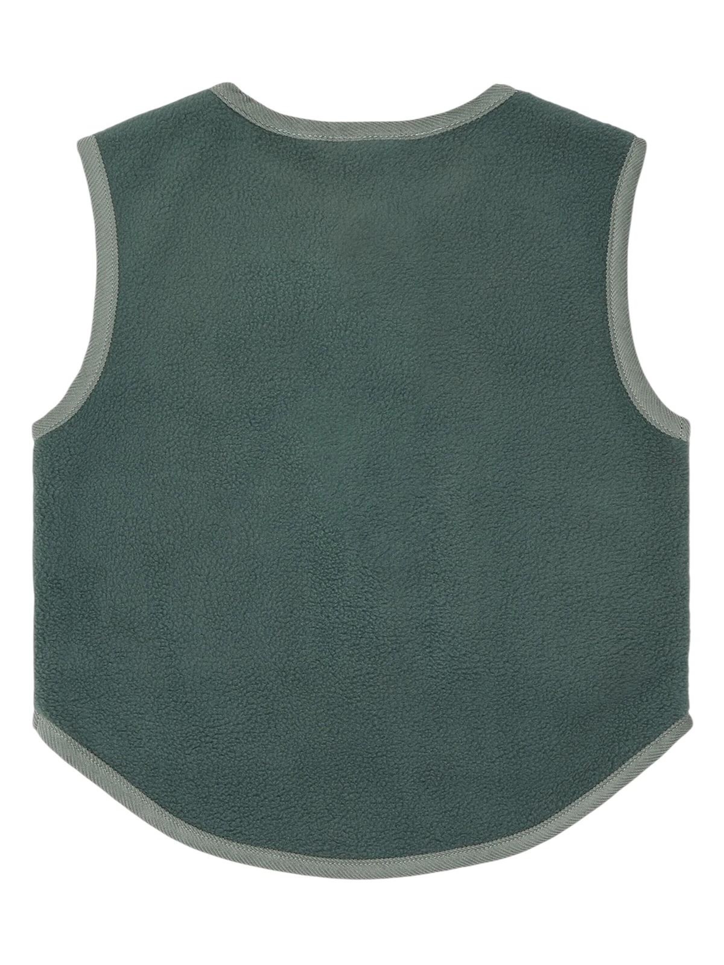Hust & Claire Vest 'HCFleece' in Green