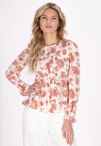 usha FESTIVAL Blouse 'Festival' in White: front