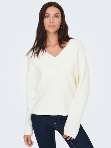 JDY Pullover 'JDYSILJA' in Weiß