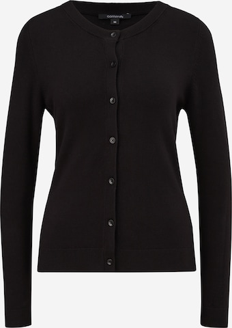 Cardigan COMMA en noir : devant