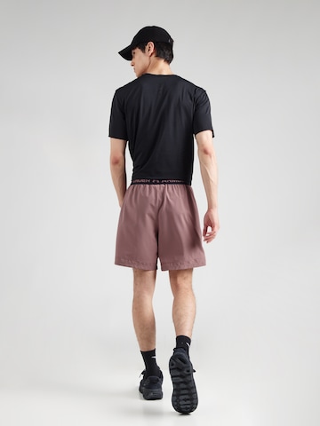 UNDER ARMOUR regular Sportsbukser i brun