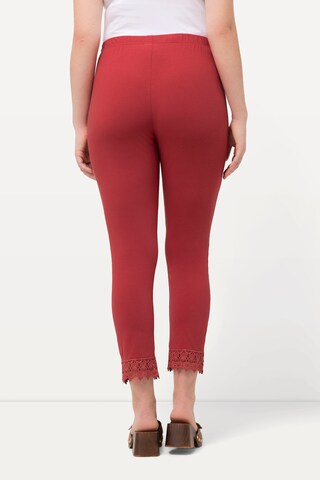Ulla Popken Skinny Broek in Rood