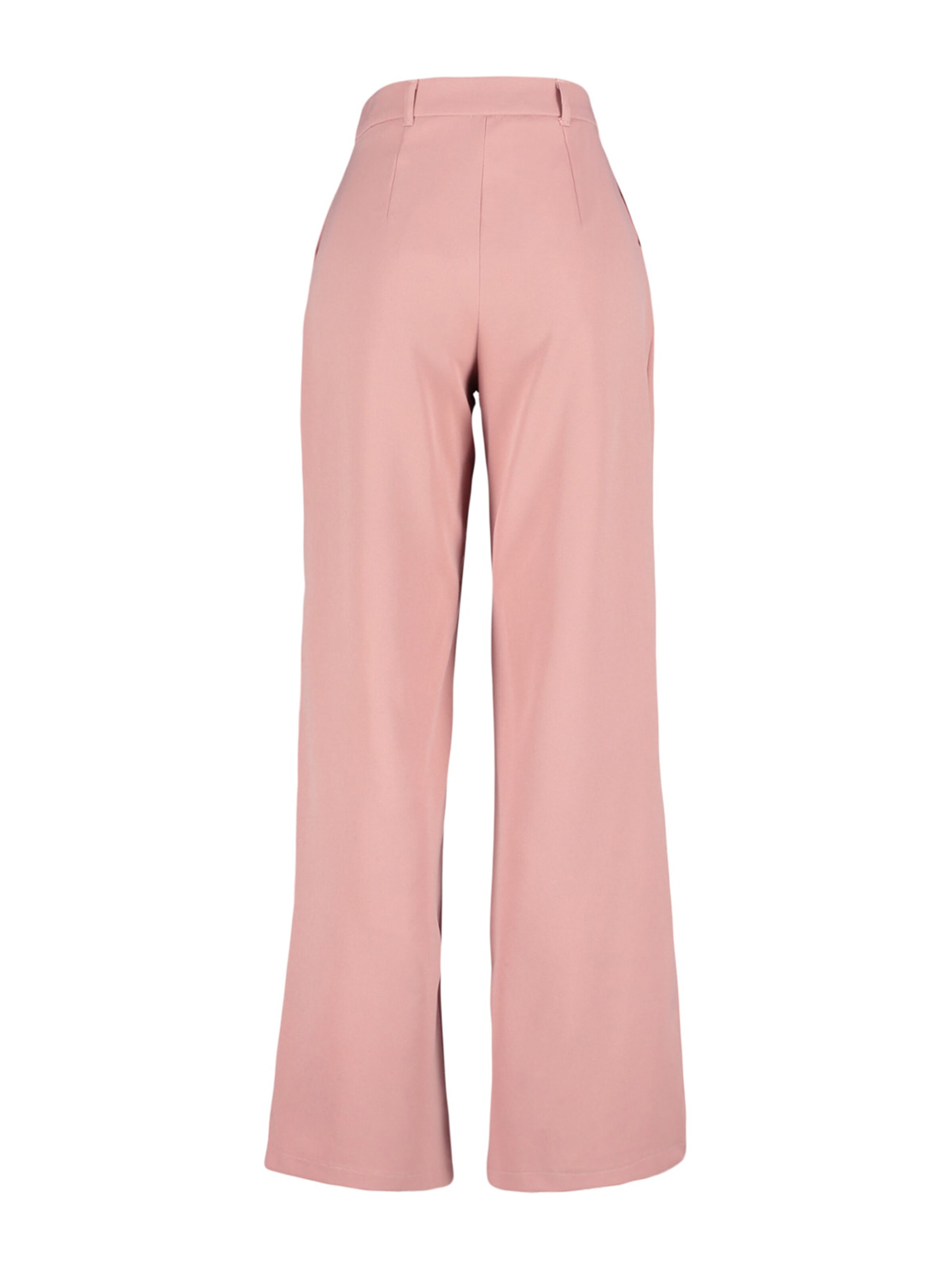 Trendyol Широкий Брюки со складками в Ярко-розовый