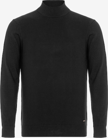 Jimmy Sanders Pullover 'Braum' in Schwarz: predná strana