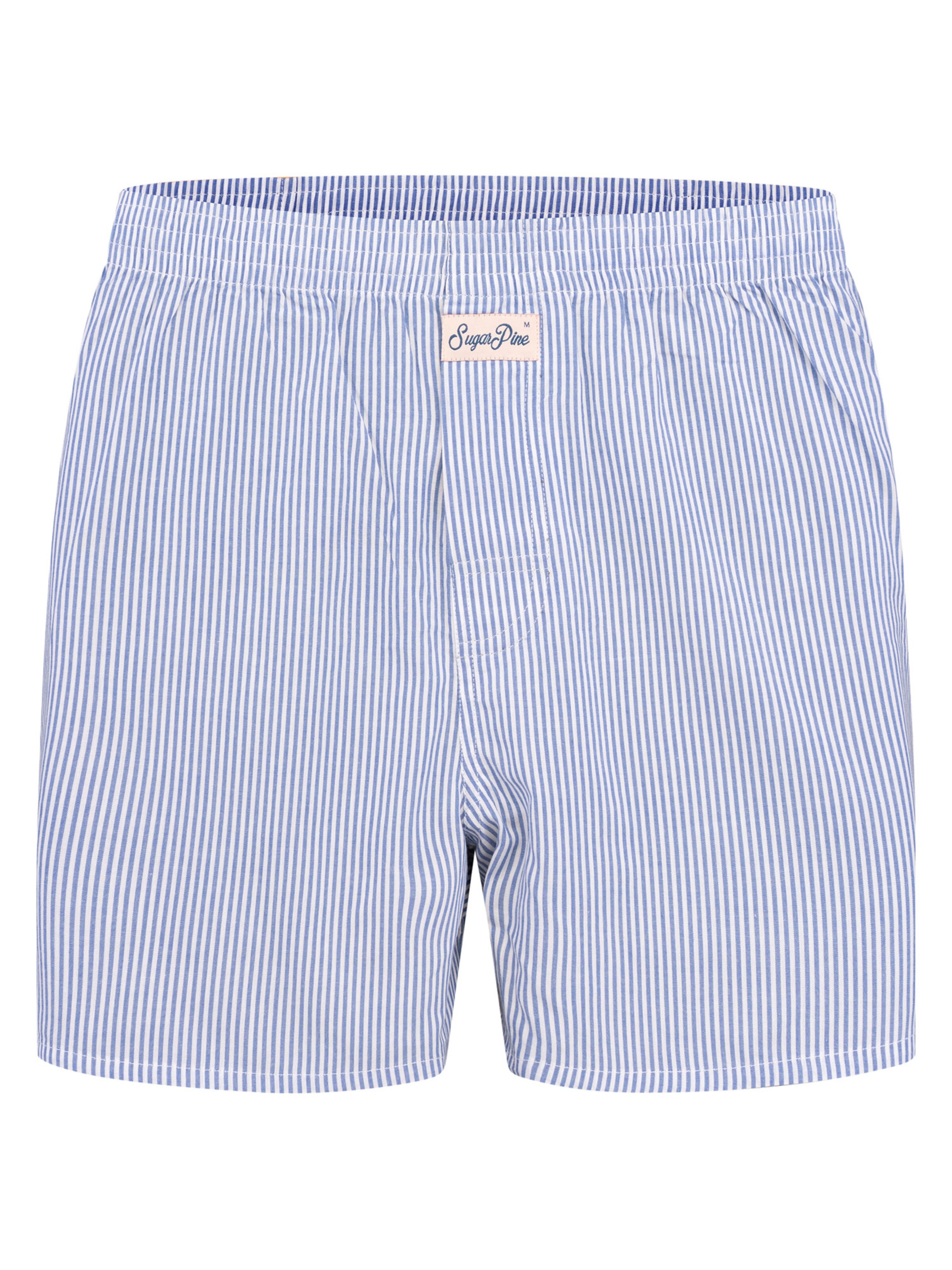 Boxers ' Mix Karos ' Sugar Pine en bleu