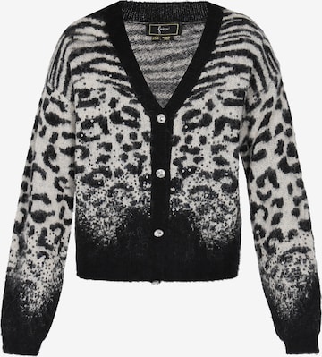 Cardigan faina en noir : devant